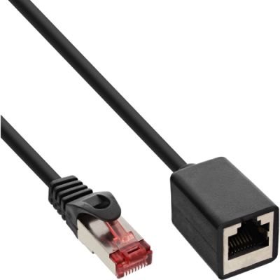 InLine Patchkabel-Verlängerung, S/FTP (PiMf), Cat.6, halogenfrei, 2m