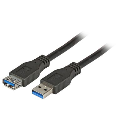 EFB Elektronik K5237.1 USB Kabel 1 m USB 3.2 Gen 1 (3.1 Gen 1) USB A Schwarz
