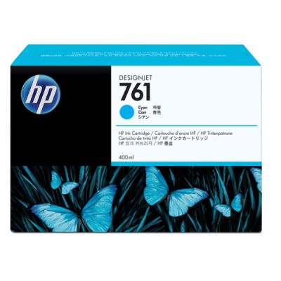 HP 761 Cyan DesignJet Druckerpatrone, 400 ml