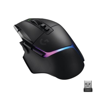Logitech G G502 X Plus Maus rechts RF Wireless Optisch 25600 DPI