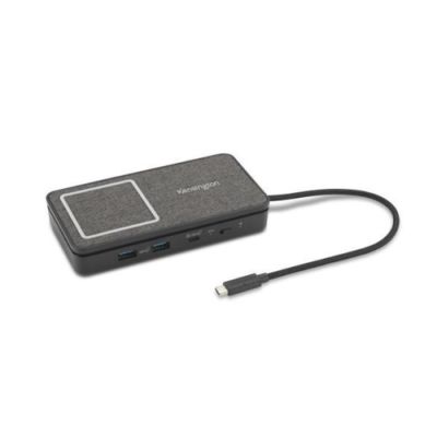 Kensington SD1700P Mobile USB-C Dual 4K Dockingstation mit Qi Charging - 100W Power Pass Through