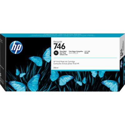 HP 746 Fotoschwarz DesignJet Tintenpatrone, 300 ml