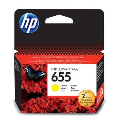 HP 655 Gelb Original Ink Advantage Druckerpatrone
