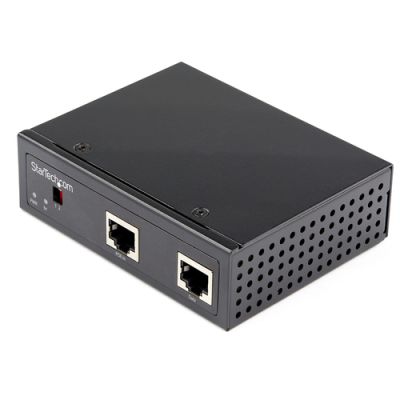 StarTech.com Industrieller Gigabit PoE Splitter - 90W Hochgeschwindigkeits Power-over-Ethernet PoE +++ -Splitter - 12-48V DC Splitter 802.3bt - LAN/RJ45 Ultra PoE auf DC Adapter - -40C bis +75C