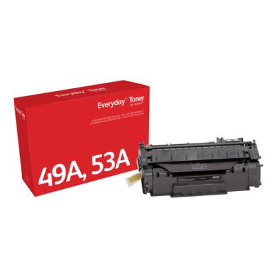 Everyday ™ Schwarz Toner von Xerox, kompatibel mit HP 49A/53A (Q5949A/ Q7553A), Standardkapazität