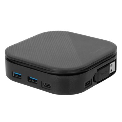 Targus DOCK116GLZ laptop-dockingstation & portreplikator Kabelgebunden USB 3.2 Gen 2 (3.1 Gen 2) Type-C Schwarz
