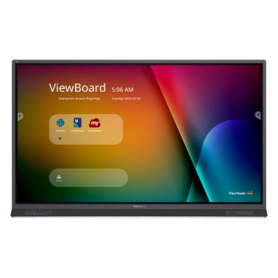 Viewsonic IFP7552-1A Signage-Display Interaktiver Flachbildschirm 190,5 cm (75") WLAN 400 cd/m² 4K Ultra HD Touchscreen Eingebauter Prozessor Android