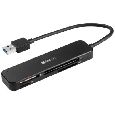 Sandberg 134-32 Kartenleser USB 3.2 Gen 1 (3.1 Gen 1) Schwarz