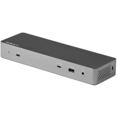 StarTech.com Thunderbolt 3 Dock mit USB-C Host-Kompatibilität - Dual 4K 60Hz DisplayPort 1.4 oder Dual HDMI Monitore - Single 8K - TB3/USB-C Laptop Docking Station - 96W PD, 5xUSB - 10 Gbit/s