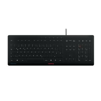 CHERRY Stream Tastatur USB QWERTZ Deutsch Schwarz