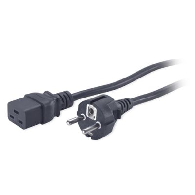 APC AP9875 Stromkabel Schwarz 2,5 m C19-Koppler CEE7/7