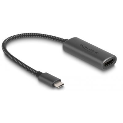 DeLOCK 64229 Videokabel-Adapter 0,2 m USB Typ-C HDMI Schwarz