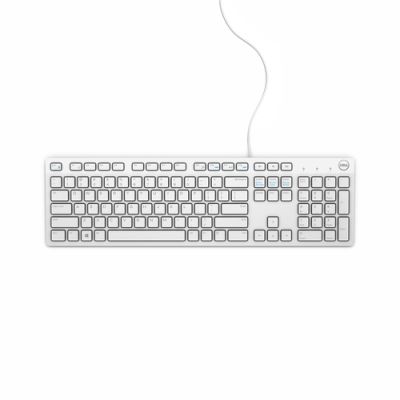 DELL KB216 Tastatur USB QWERTZ Deutsch Weiß