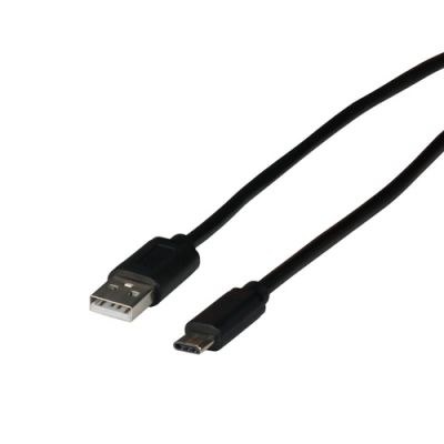 EFB Elektronik EBUSBC-USB20AK.0,5 USB Kabel 0,5 m USB 2.0 USB C USB A Schwarz