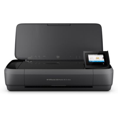 HP OfficeJet 250 Mobiler All-in-One-Drucker, Farbe, Drucker für Kleine Büros, Drucken/Kopieren/Scannen, Automatische Dokumentenzuführung (10 Blatt)