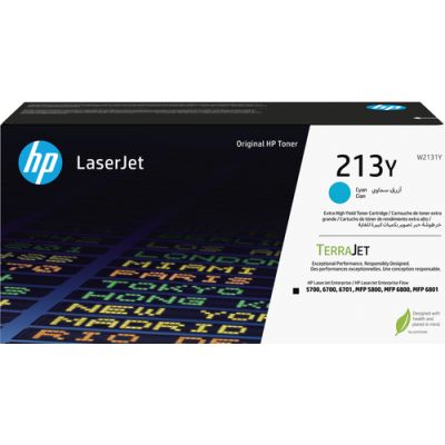 HP 213Y Cyan Original LaserJet Tonerkartusche mit sehr hoher Reichweite