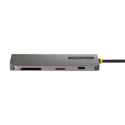 StarTech.com USB C Multiport Adapter, 4K 60Hz HDMI Anschluss, 5Gbit/s USB-A Hub, USB C auf HDMI, 100W PD, GbE, SD/MicroSD, 30cm Kabel, Reiseadapter, Thunderbolt 3 Dockingstation