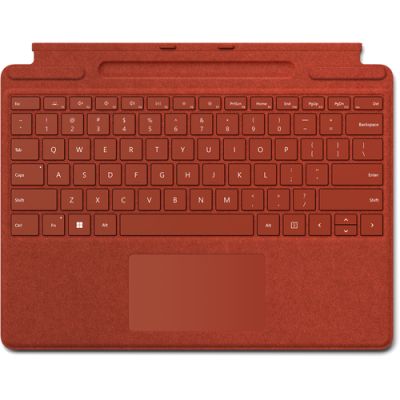 Microsoft Signature Rot Microsoft Cover port QWERTZ Deutsch