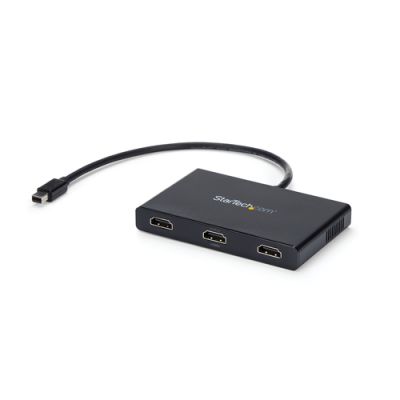 StarTech.com 3 Port Multi Monitor Adapter - Mini DisplayPort auf HDMI MST Hub - Triple 1080p oder Dual 4K 30Hz - Video Splitter für erweiterten Desktop-Modus unter Windows - mDP 1.2 auf 3x HDMI