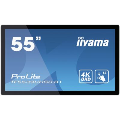 iiyama ProLite TF5539UHSC-B1AG Computerbildschirm 139,7 cm (55") 3840 x 2160 Pixel 4K Ultra HD LED Touchscreen Multi-Nutzer Schwarz