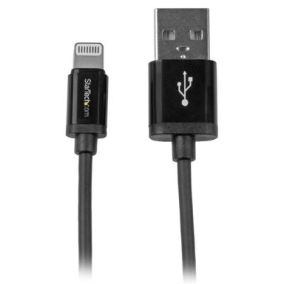StarTech.com 1m USB auf Lightning Kabel - High Speed Ladekabel für iPhone / iPad / iPod - Hochgeschwindigkeits- Lightning Kabel - Apple MFi-zertifiziert - Schwarz