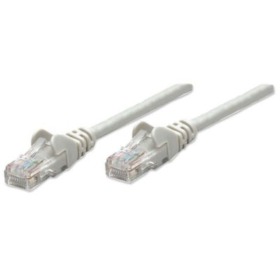 Intellinet Netzwerkkabel, Cat6, U/UTP, CCA, Cat6-kompatibel, RJ45-Stecker/RJ45-Stecker, 1,0 m, grau