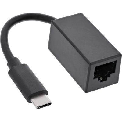 InLine USB 3.2 Netzwerkadapter Kabel, Gigabit Netzwerk, USB-C