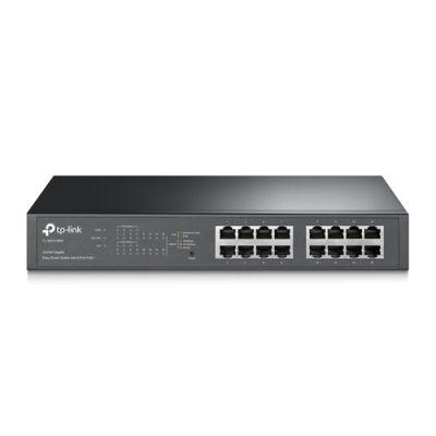 TP-Link TL-SG1016PE Netzwerk-Switch Managed L2 Gigabit Ethernet (10/100/1000) Power over Ethernet (PoE) Schwarz