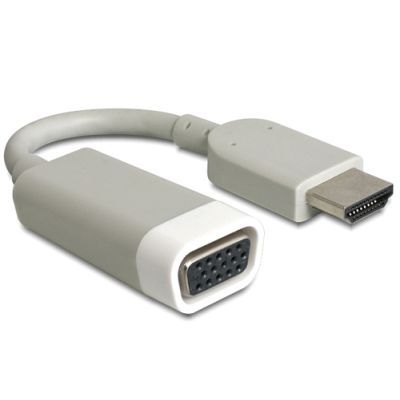 DeLOCK 65469 Videokabel-Adapter VGA (D-Sub) HDMI Typ A (Standard) Weiß