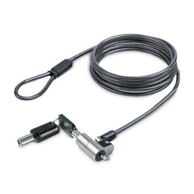 StarTech.com NANOK-LAPTOP-LOCK Kabelschloss Schwarz, Silber 2 m