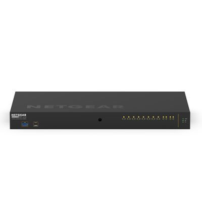 NETGEAR M4250-10G2XF-PoE++ Managed L2/L3 Gigabit Ethernet (10/100/1000) Power over Ethernet (PoE) 1U Schwarz