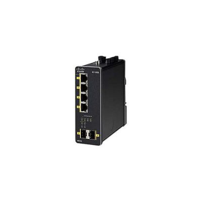 Cisco IE 1000-4P2S-LM Managed Gigabit Ethernet (10/100/1000) Power over Ethernet (PoE) Schwarz