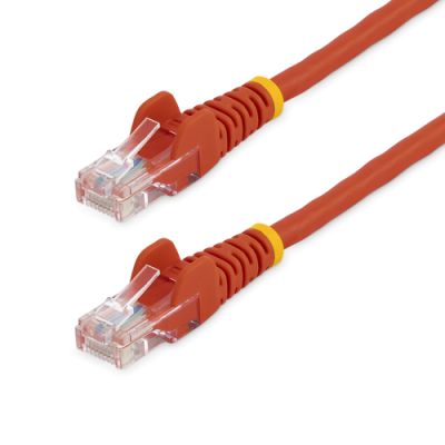 StarTech.com 3m Cat5e RJ45 UTP Netzwerkkabel Snagless - Cat 5e Patchkabel - Rot