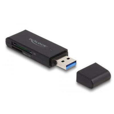 DeLOCK 91002 Kartenleser USB Schwarz