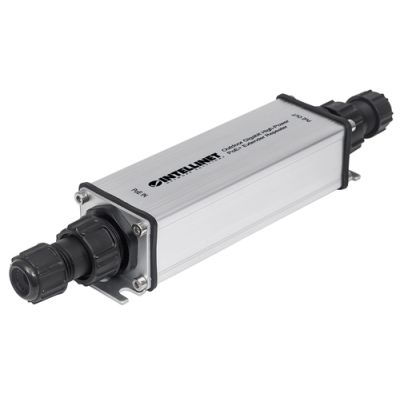 Intellinet Outdoor Gigabit High-Power PoE+ Extender, IEEE 802.3at/af Power over Ethernet (PoE+/PoE), verlängert die Reichweite einer PoE-Verbindung um zusätzliche 100 Meter, Metall, IP65