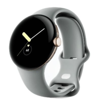 Google Pixel Watch AMOLED 41 mm Digital Touchscreen 4G Gold WLAN GPS