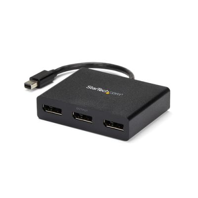 StarTech.com 3 Port Multi-Monitor-Adapter - Mini DisplayPort 1.2 auf 3x DisplayPort MST-Hub - Triple 1080p oder Dual 4K 30Hz - MDP-DP-MST-Video-Splitter für Windows Extended Desktop Mini DisplayPort 1.2 auf DisplayPort MST Hub - Triple Head mDP/DP