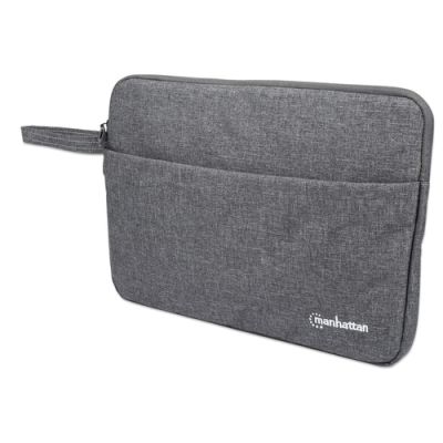 Manhattan Seattle Notebook Sleeve 14,5", Schutzhülle für Notebooks bis zu 14,5", Top Load, Premiumpolsterung, wasserfest, ein Innenfach, ein Frontfach, anthrazit