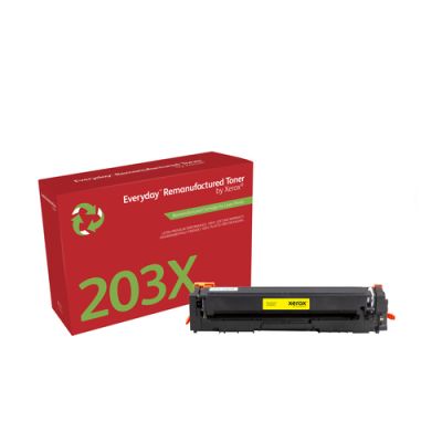 Everyday ™ Gelb wiederaufbereiteter Toner von Xerox, kompatibel mit HP 203X (CF542X), High capacity