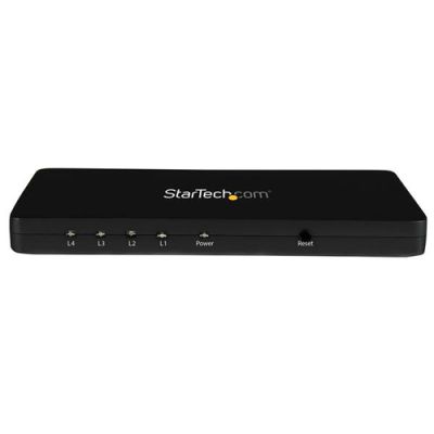 StarTech.com 4 Port HDMI 4k Video Splitter - 1x4 HDMI Verteiler mit Aluminiumgehäuse - 4k 30 Hz