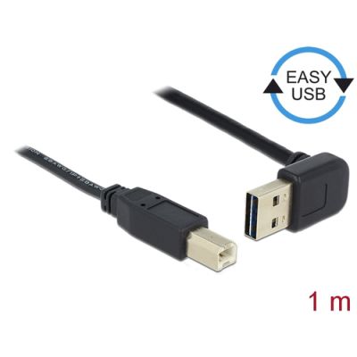 DeLOCK 85558 USB Kabel 1 m USB 2.0 USB A USB B Schwarz
