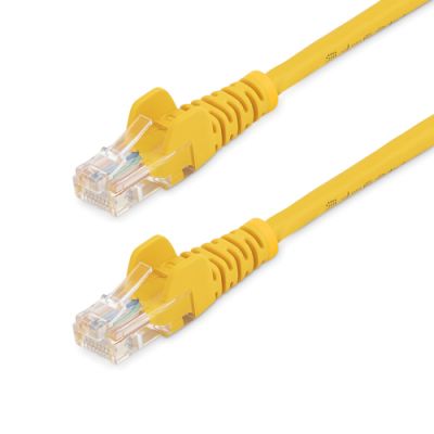 StarTech.com 3m Cat5e RJ45 UTP Netzwerkkabel Snagless - Cat 5e Patchkabel - Gelb