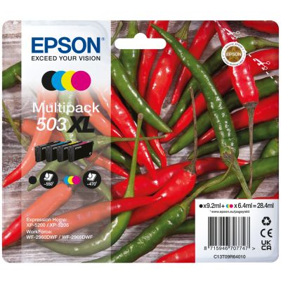 Epson 503XL Druckerpatrone 4 Stück(e) Original Hohe (XL-) Ausbeute Schwarz, Cyan, Magenta, Gelb