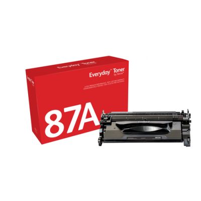 Everyday ™ Schwarz Toner von Xerox, kompatibel mit HP 87A (CF287A/ CRG-041/ CRG-121), Standardkapazität