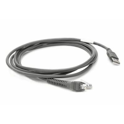 Zebra CBA-U21-S07ZBR Serien-Kabel Schwarz 2,1 m USB EAS