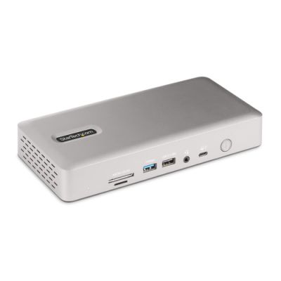 StarTech.com Thunderbolt 4 Dockingstation, Multi Monitor Dock für 4 Monitore, 2x HDMI/2x DP, 7x USB Hub, 2.5 Gb Ethernet, 98W Power Delivery, USB4/USBC/TB3 Laptop Dock