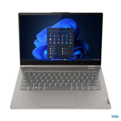 Lenovo ThinkBook 14s Yoga Hybrid (2-in-1) 35,6 cm (14") Touchscreen Full HD Intel® Core™ i5 i5-1335U 8 GB DDR4-SDRAM 256 GB SSD Wi-Fi 6 (802.11ax) Windows 11 Pro Grau