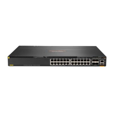 Aruba 6300M 24-port 1GbE Class 4 PoE & 4-port SFP56 Managed L3 Gigabit Ethernet (10/100/1000) Power over Ethernet (PoE) 1U