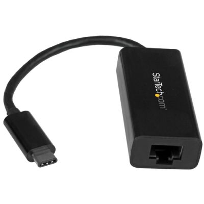 StarTech.com USB-C auf Gigabit-Ethernet-Adapter - Schwarz - USB 3.0 auf RJ45 LAN-Netzwerkadapter - USB-Typ-C auf Ethernet