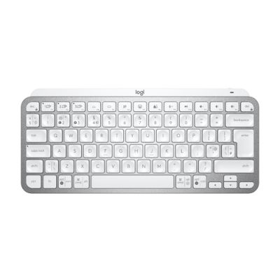 Logitech MX Keys Mini Tastatur RF Wireless + Bluetooth QWERTY Englisch Grau